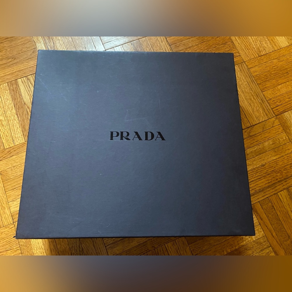 PRADA 🍁 Nappa Stretch Leather Booties | Women’s Size 37.5 Black ‘08 Collection - Picture 6 of 16